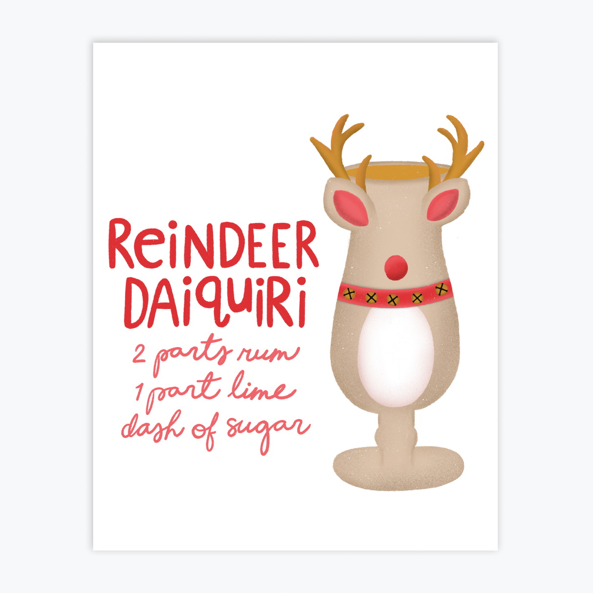 Art Print - Reindeer Daiquiri