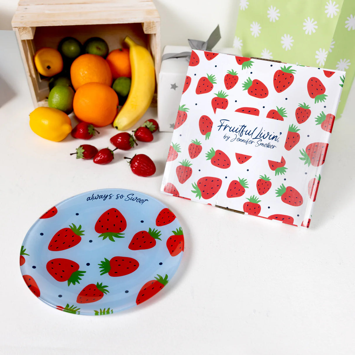 Fruitful Livin' - Strawberries Appetizer Plate