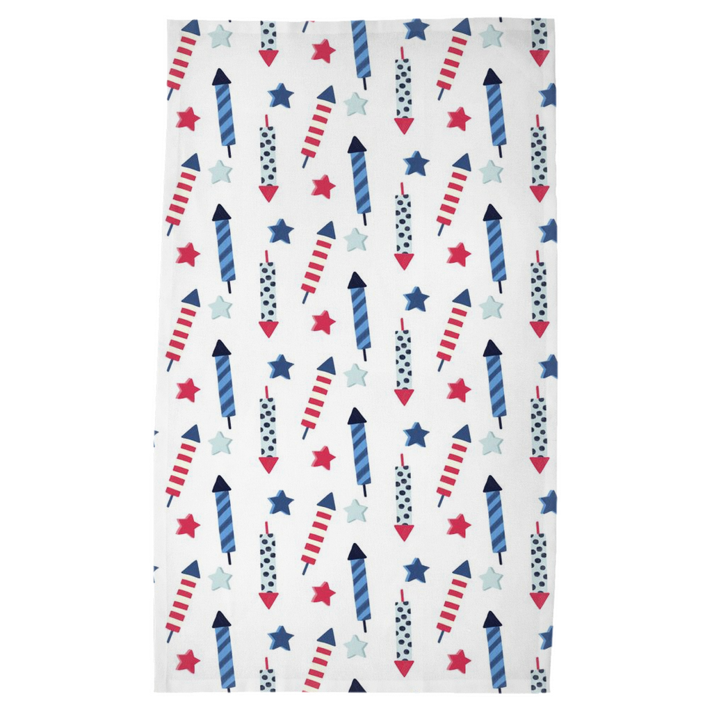 Tea Towel - Patriotic Rockets
