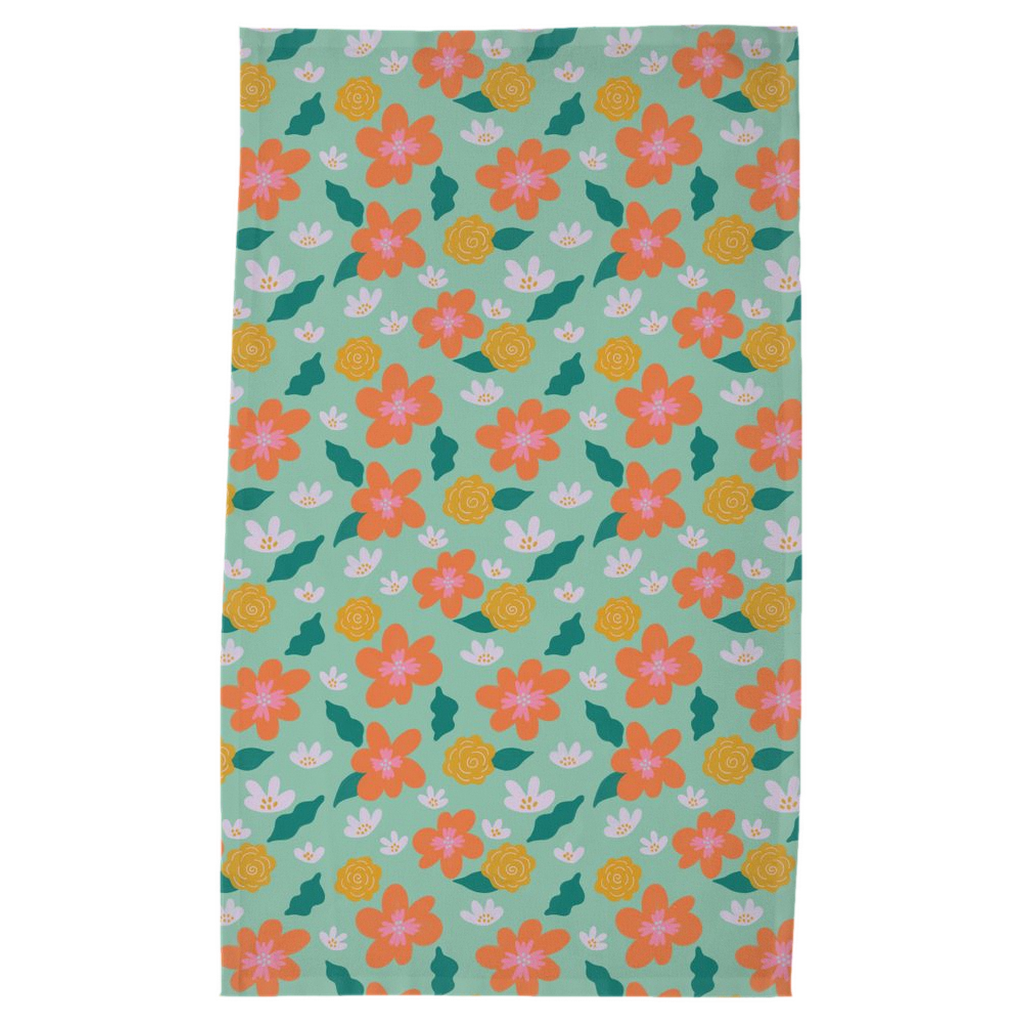 Tea Towel - Flower Flourish