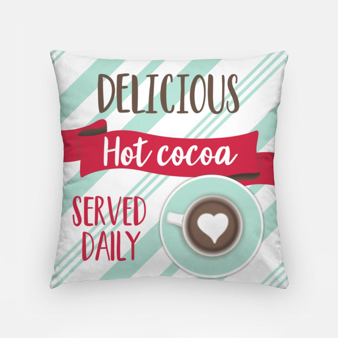 Pillow 18 Inch - Christmas Hot Cocoa