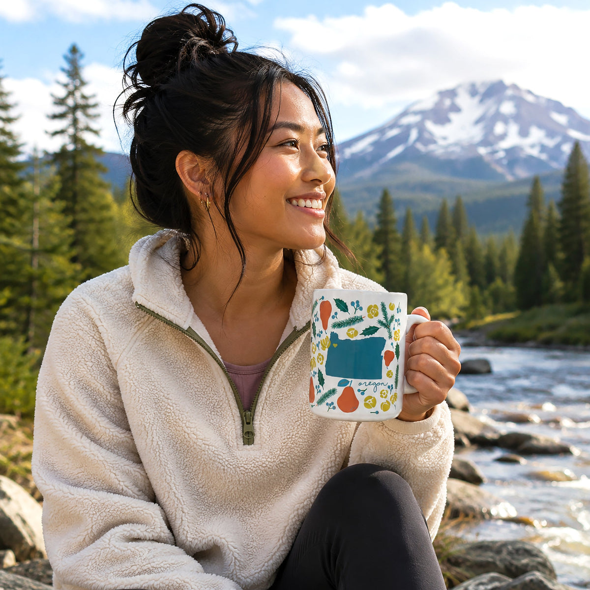 Oregon - 15 oz Ceramic Mug
