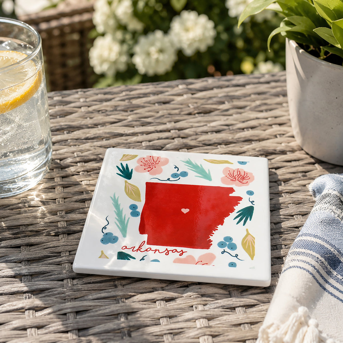 Arkansas - Ceramic Coaster