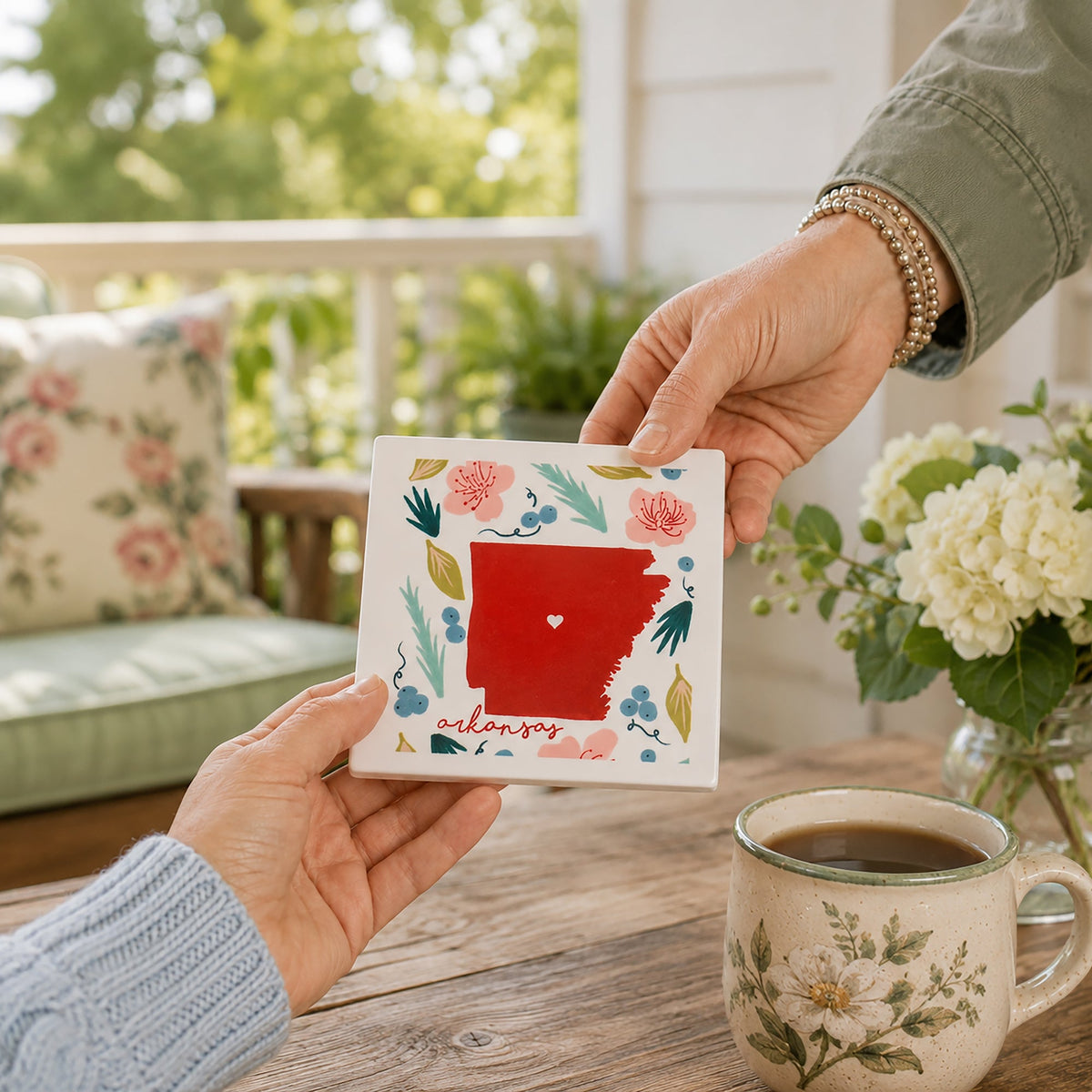 Arkansas - Ceramic Coaster