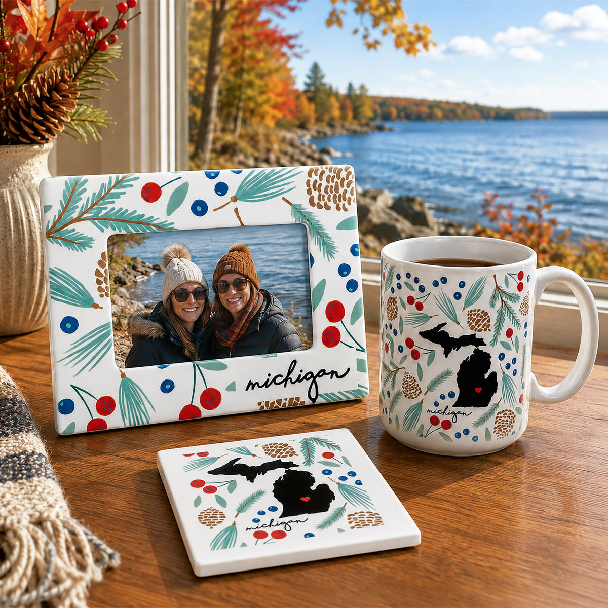 Michigan - Ceramic Coaster