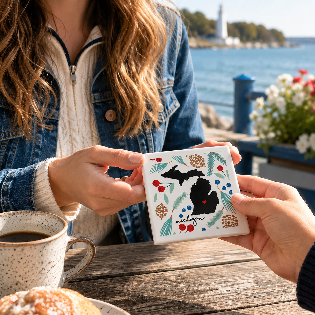 Michigan - Ceramic Coaster