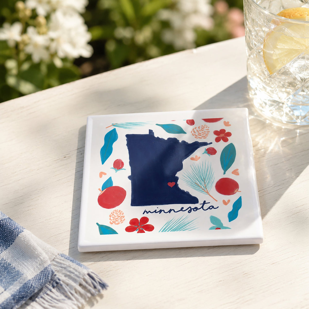 Minnesota - Ceramic Coaster