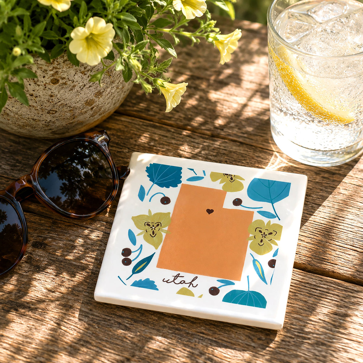 Utah - Ceramic Coaster