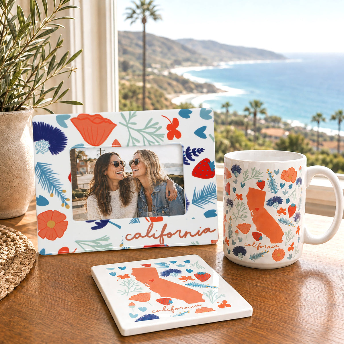 California - Ceramic Frame