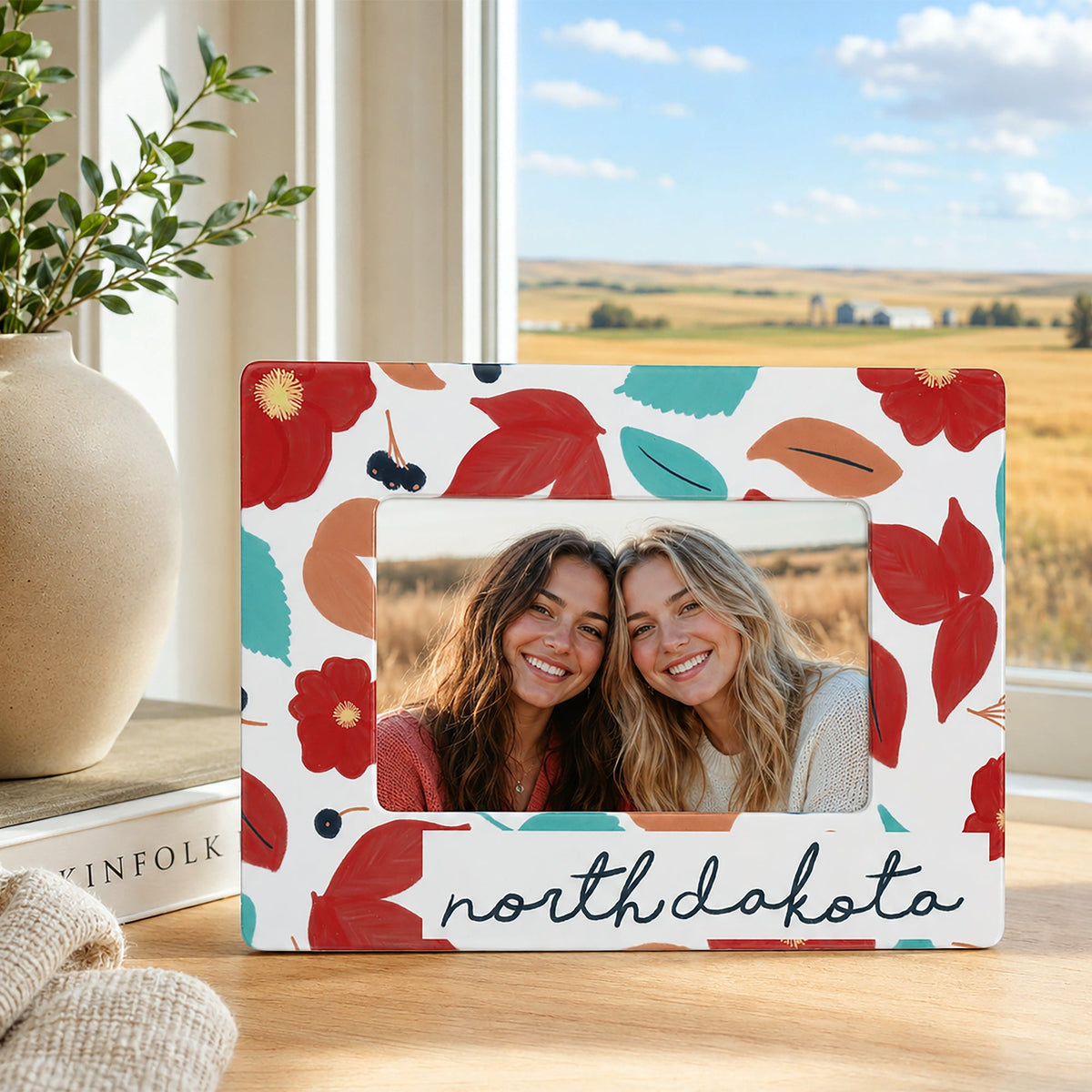 North Dakota - Ceramic Frame