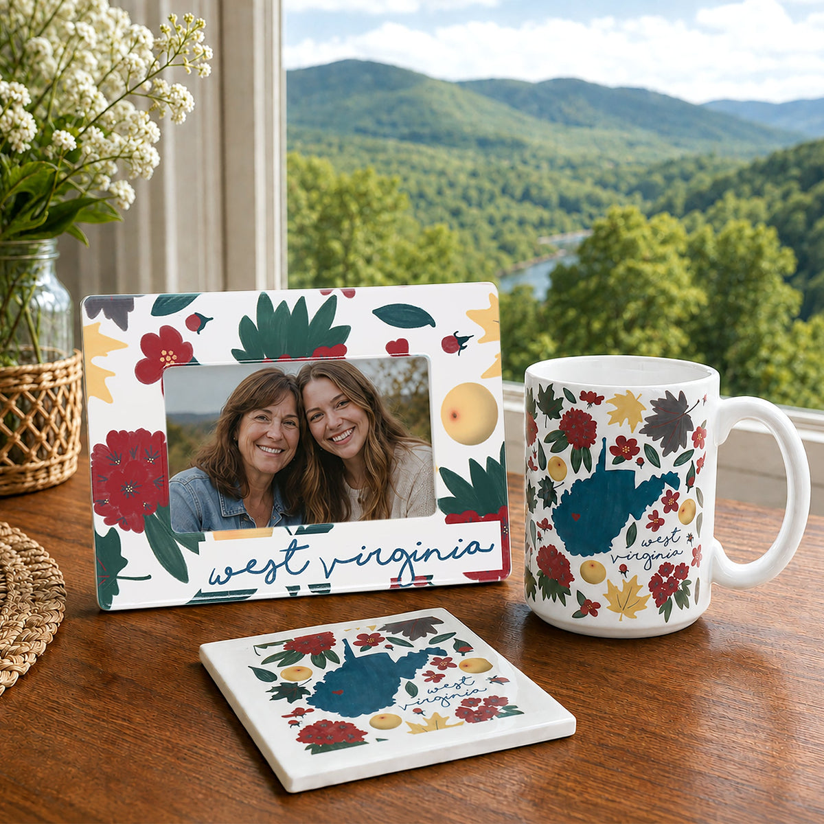 West Virginia - Ceramic Frame