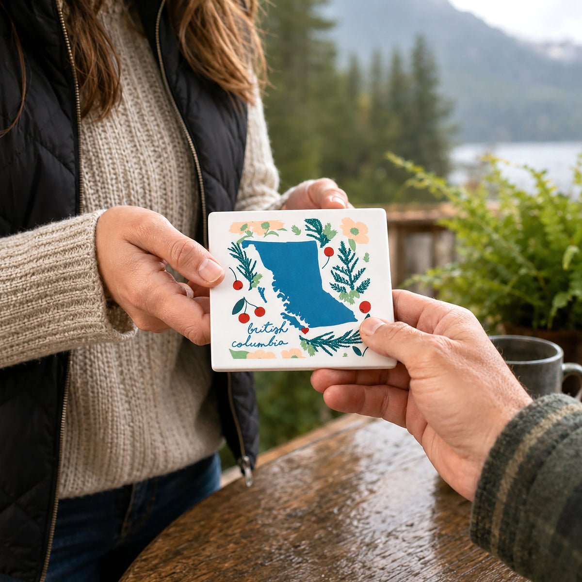 British Columbia - Ceramic Coaster