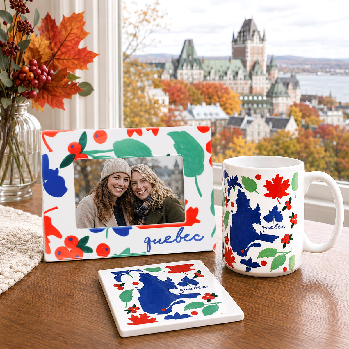 Quebec - Ceramic Coaster