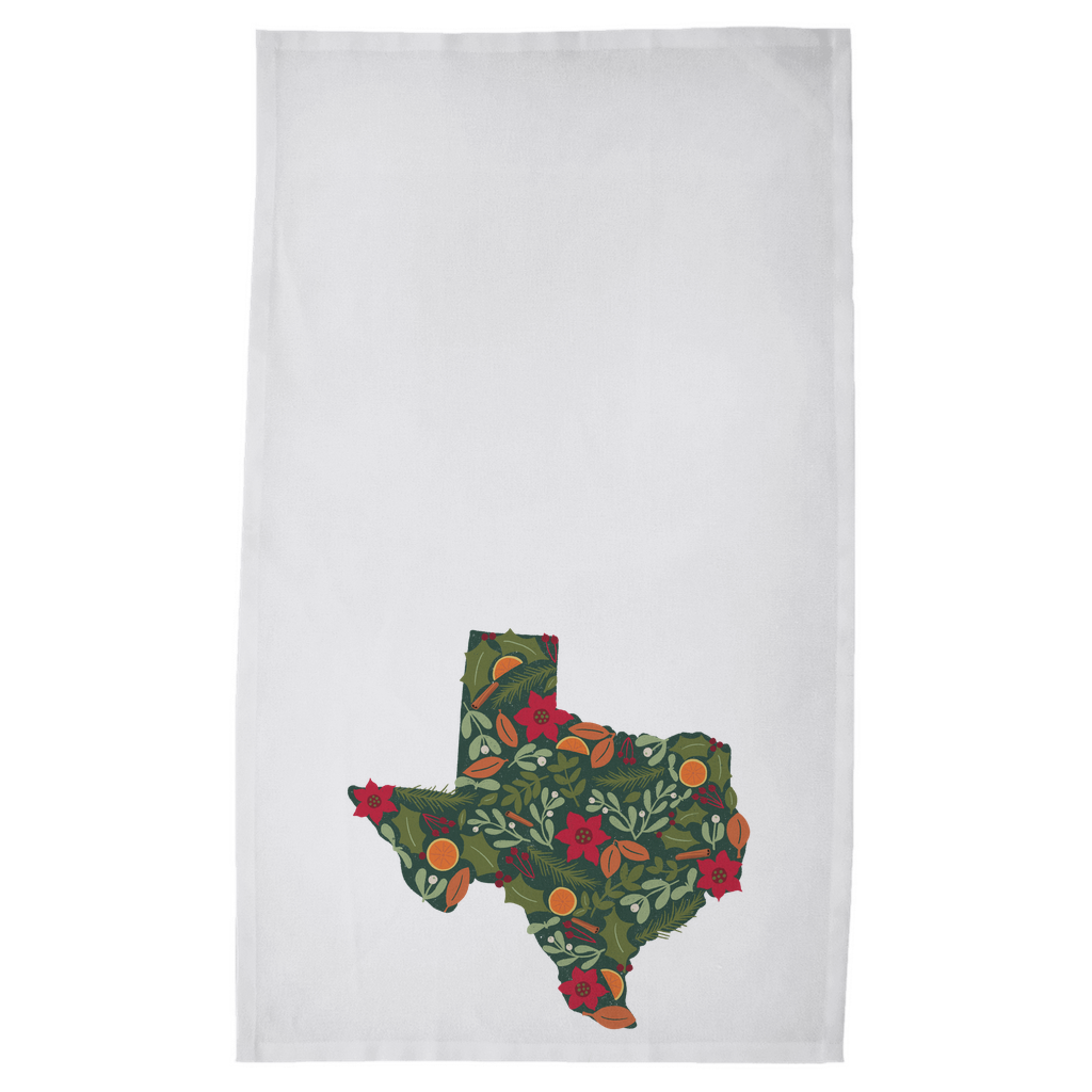 Tea Towel - Texas Christmas