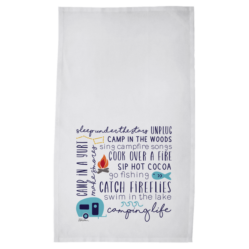 Tea Towel - Camping Life