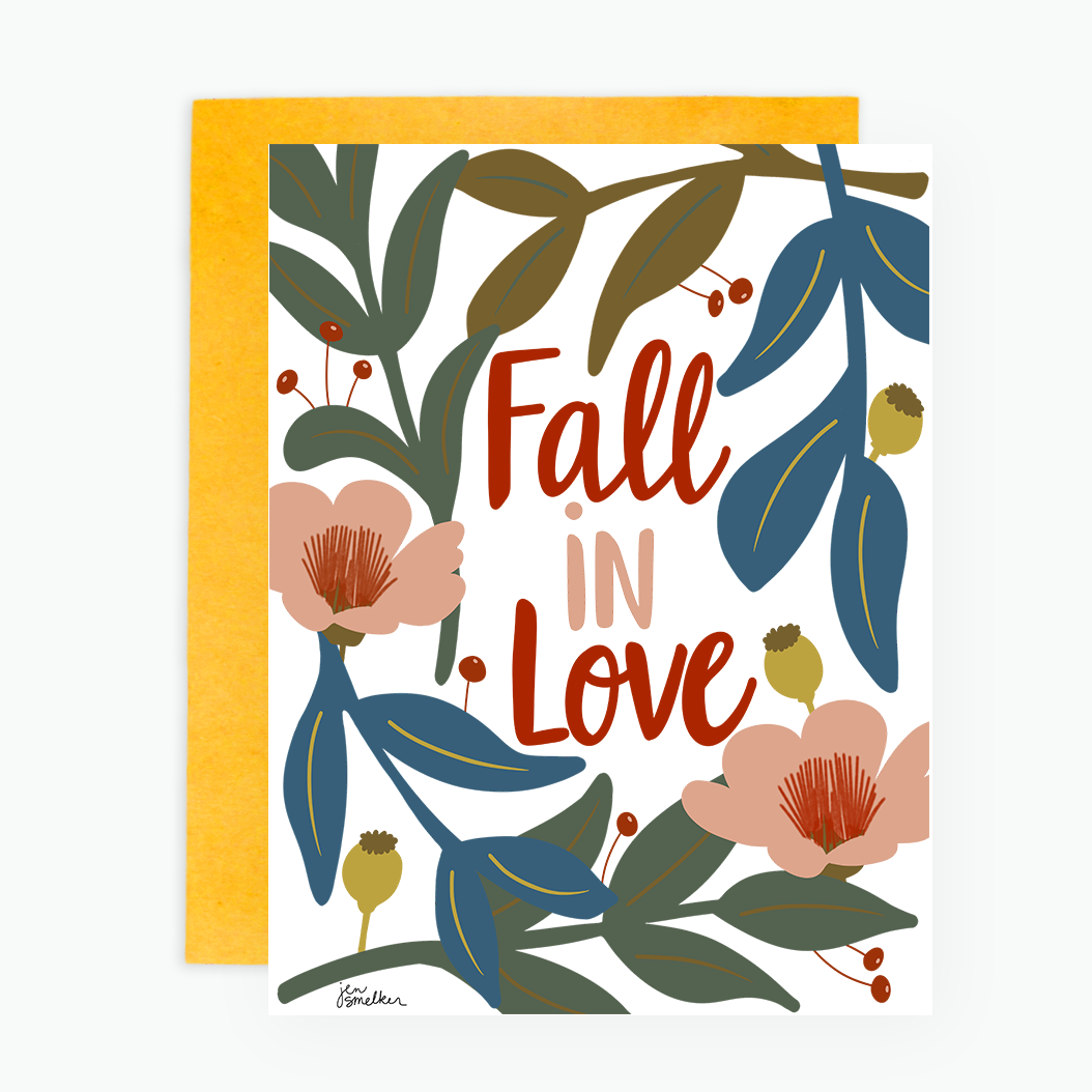 Greeting Card - Fall In Love