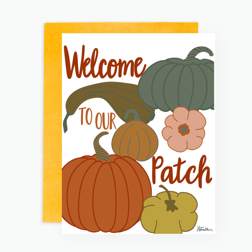 Greeting Card - Welcome Patch