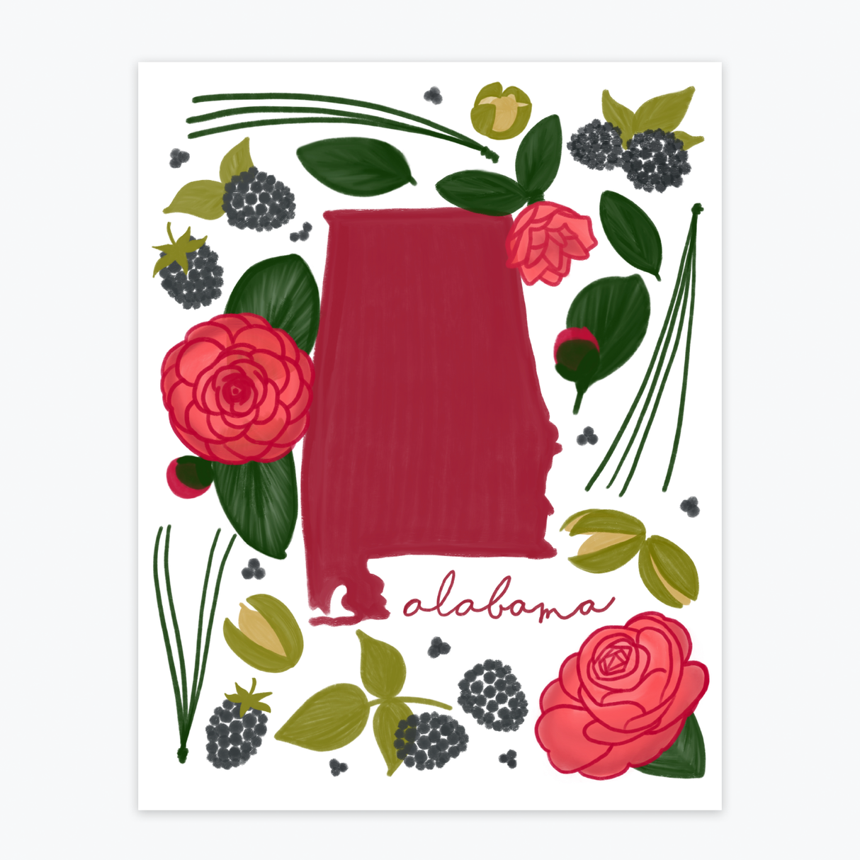 Art Print - Alabama Fresh State