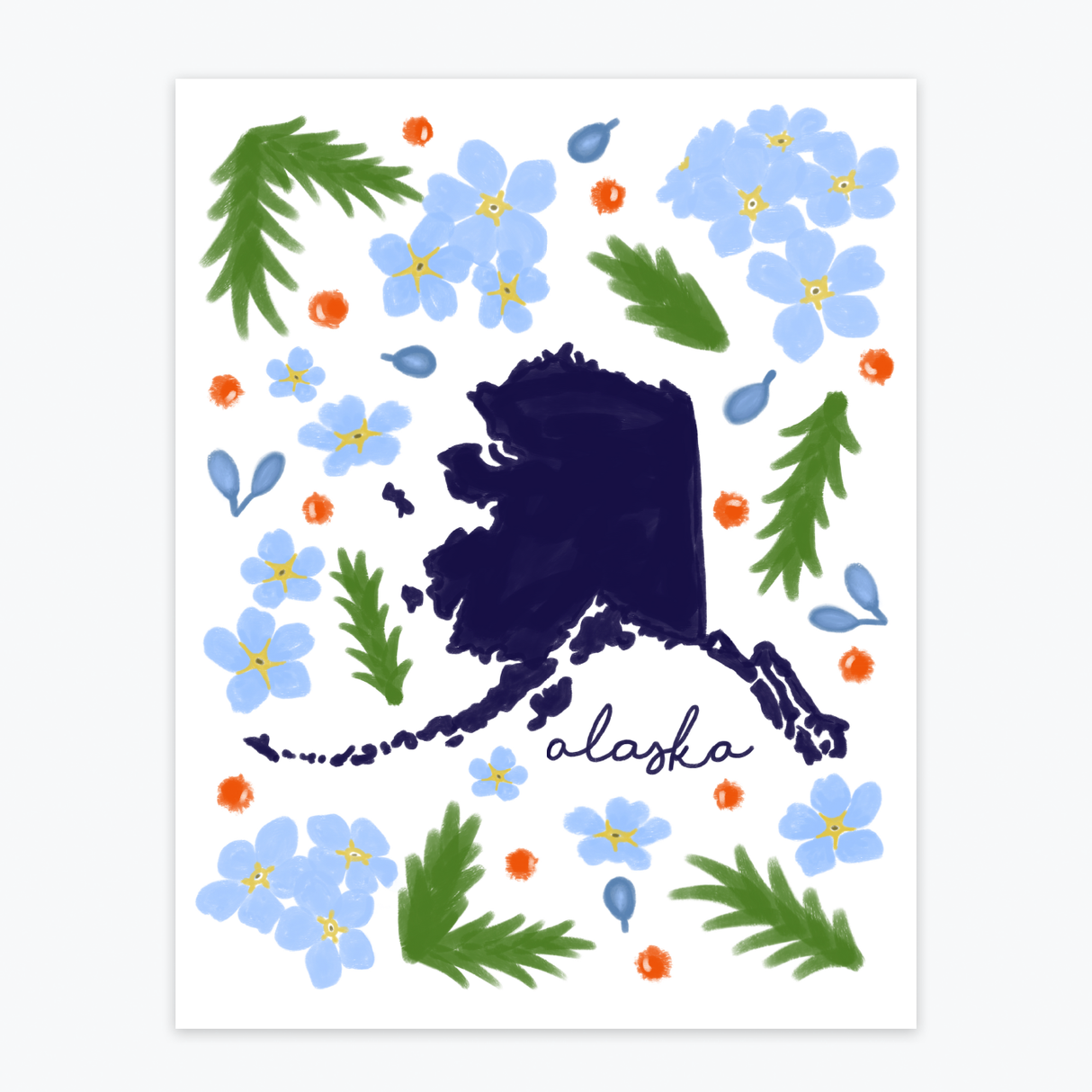 Art Print - Alaska Fresh State