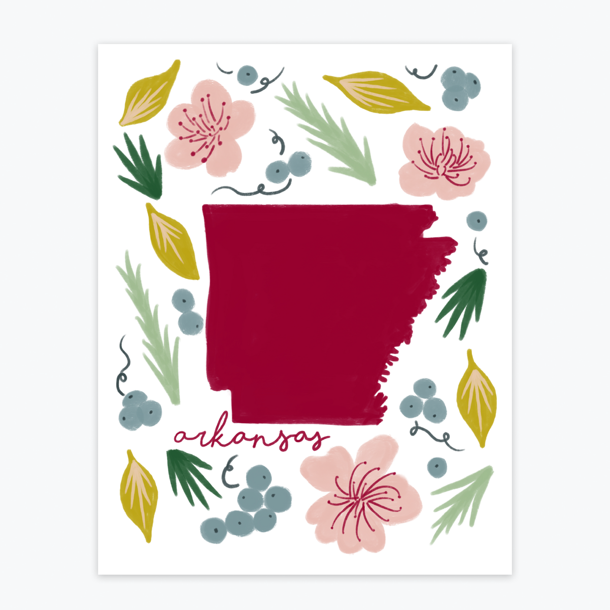 Art Print - Arkansas Fresh State