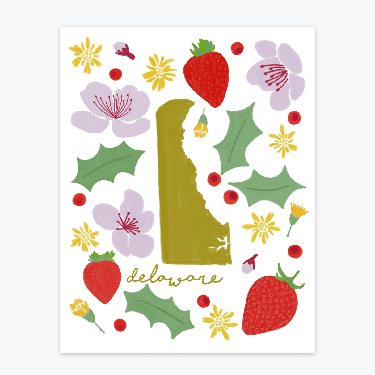 Art Print - Delaware Fresh State