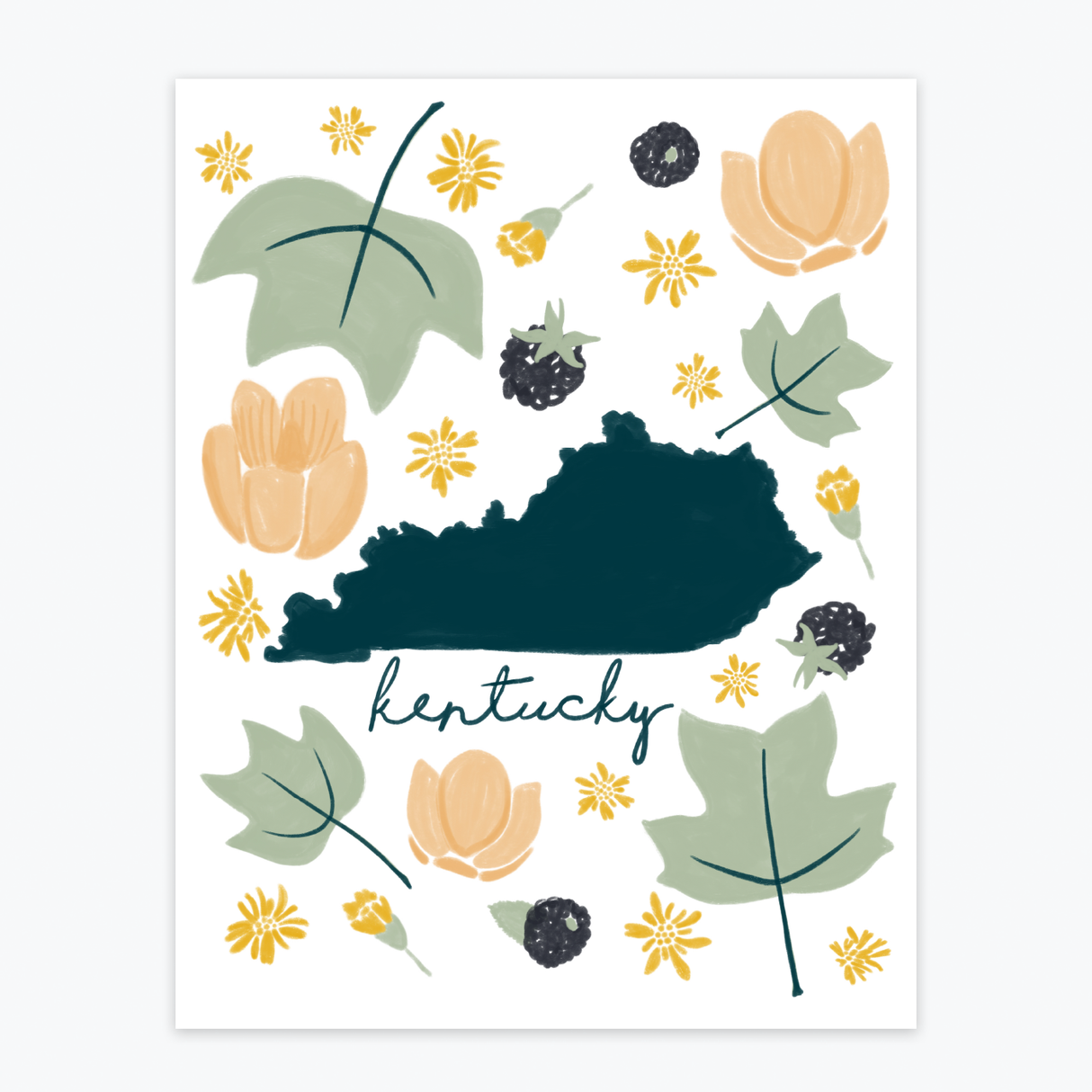 Art Print - Kentucky Fresh State