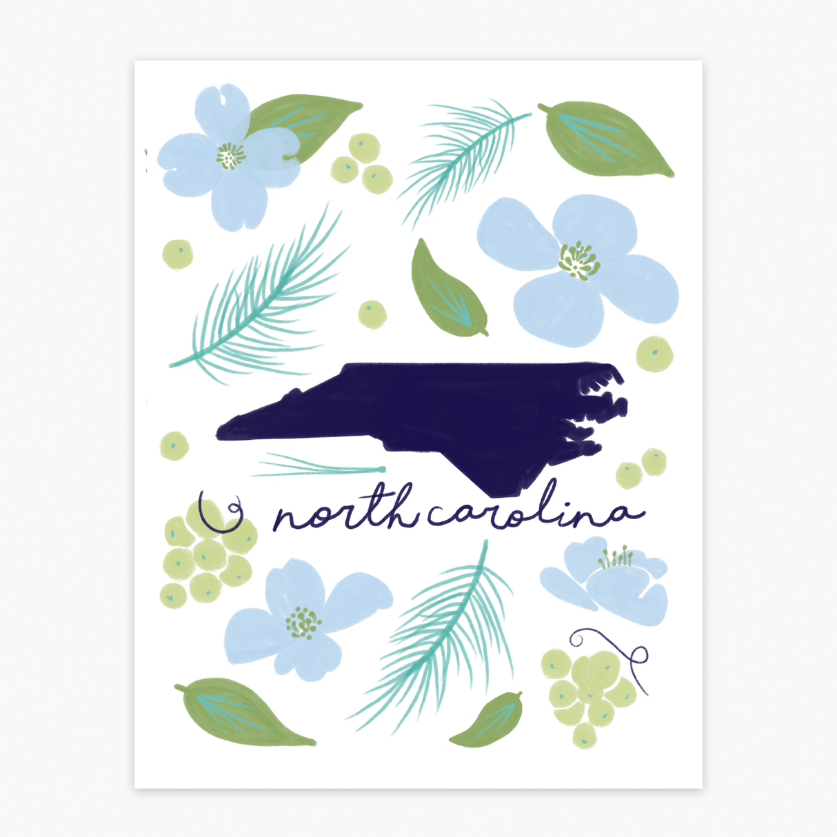 Art Print - North Carolina Fresh State