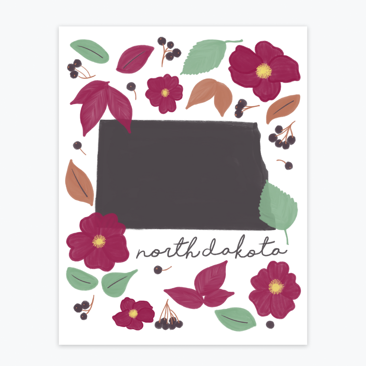 Art Print - North Dakota Fresh State