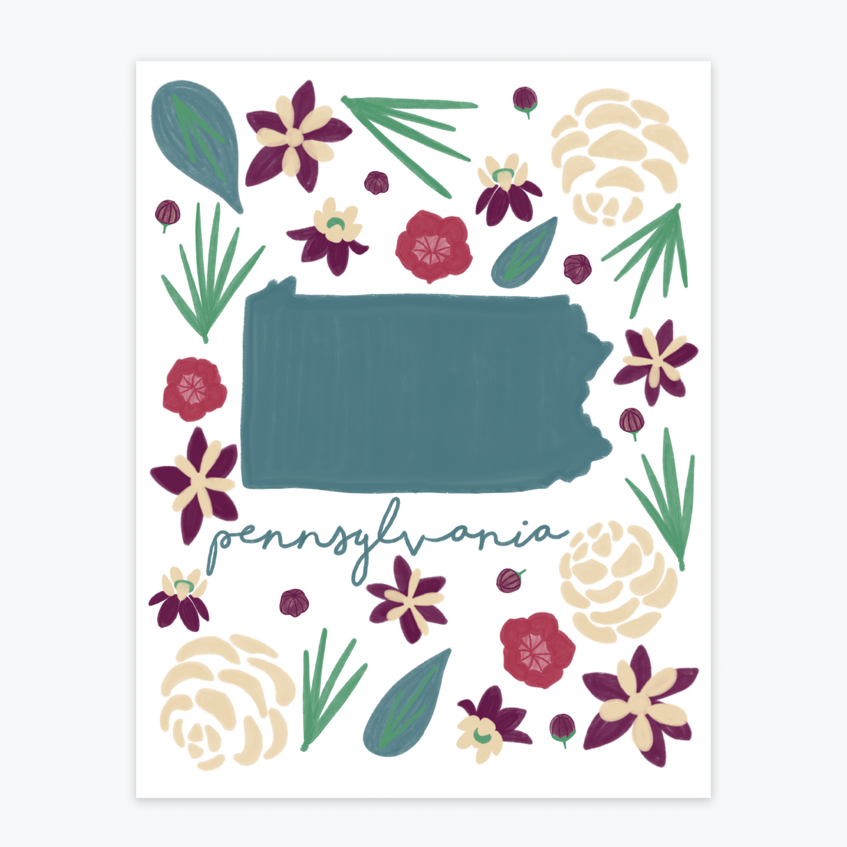 Art Print - Pennsylvania Fresh State