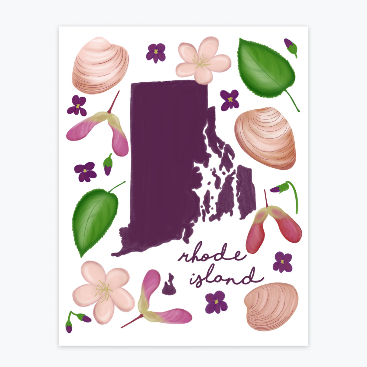 Art Print - Rhode Island Fresh State