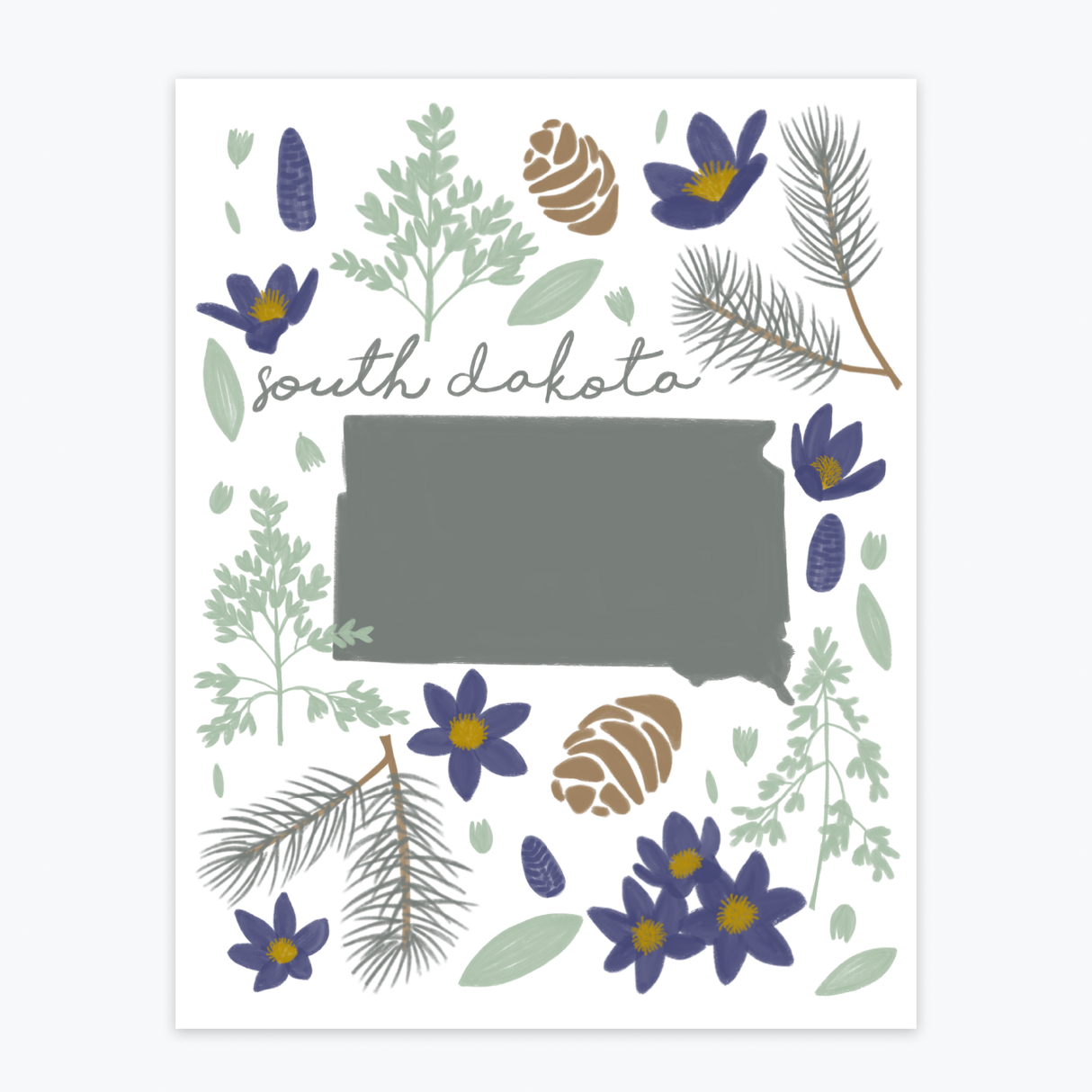 Art Print - South Dakota Fresh State