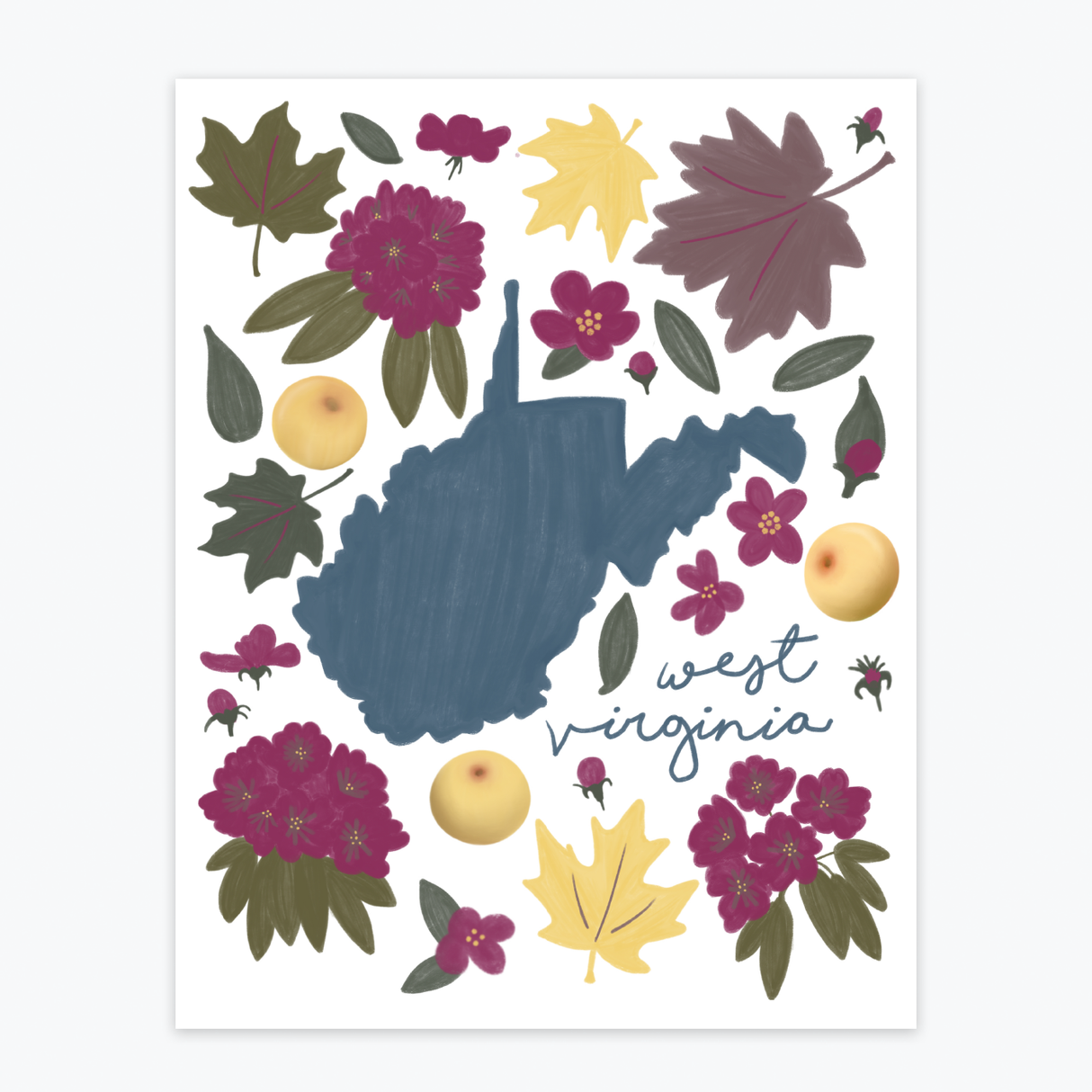 Art Print - West Virginia Fresh State