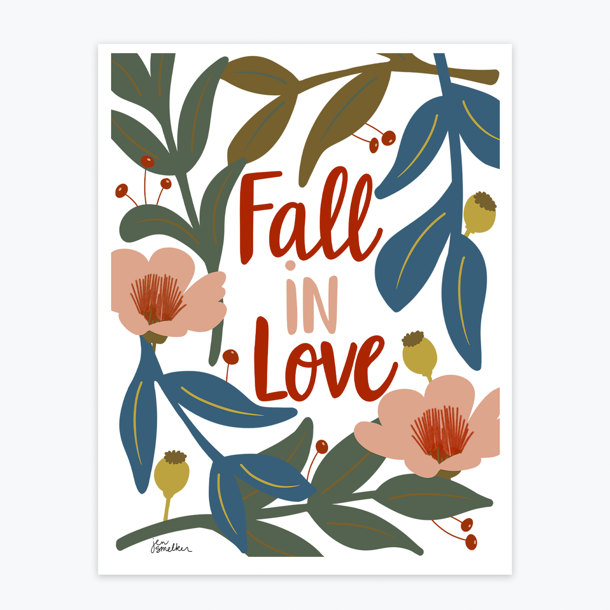 Art Print - Fall In Love