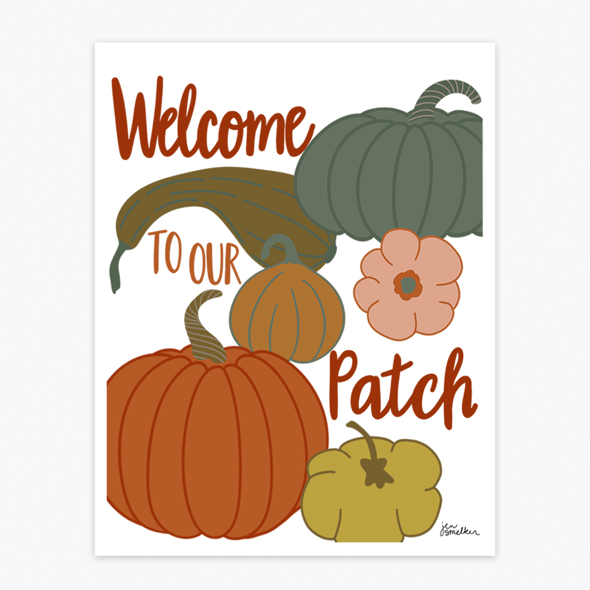 Art Print - Welcome Patch