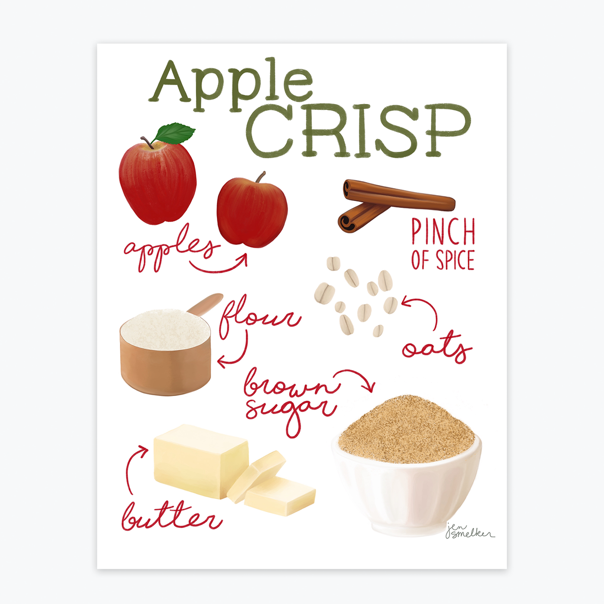 Art Print - Apple Crisp