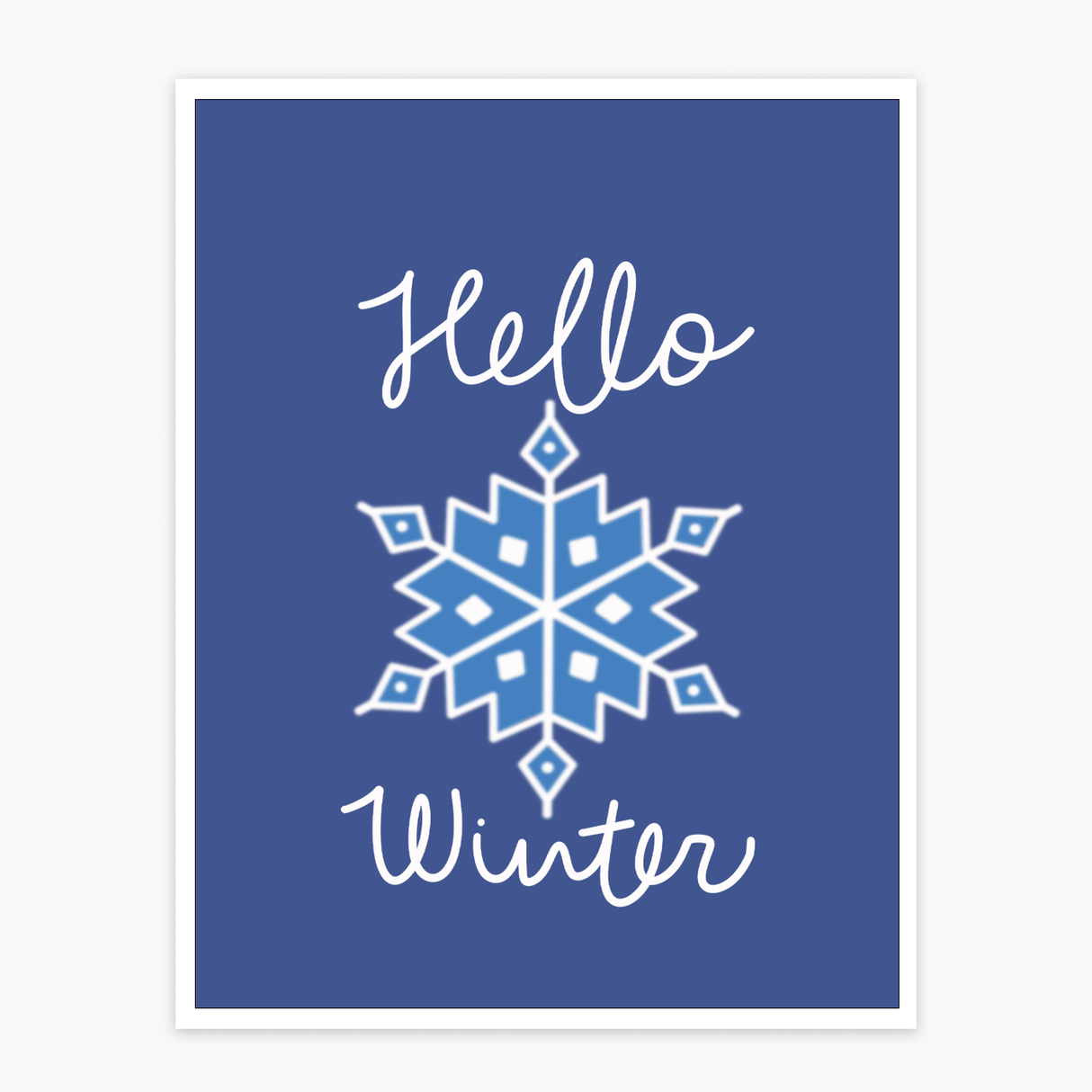 Art Print - Hello Winter