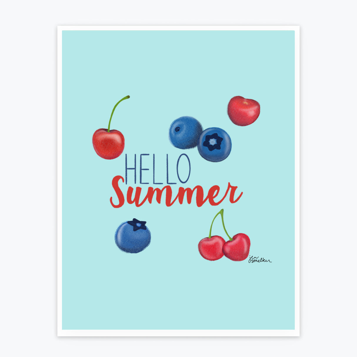 Art Print - Hello Summer