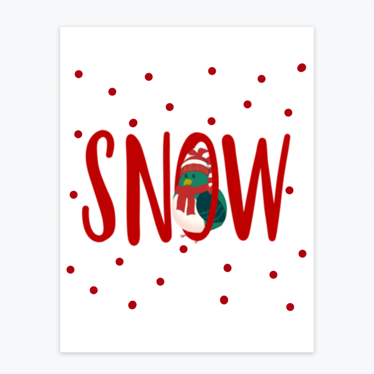 Art Print - Snow