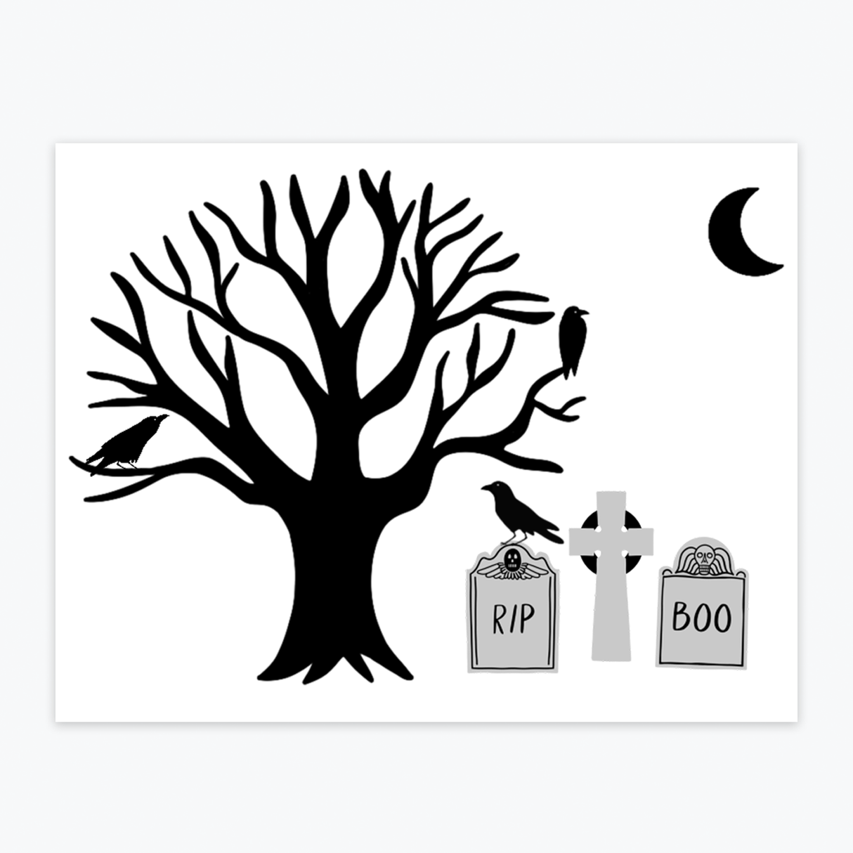 Art Print - Spooky Scene