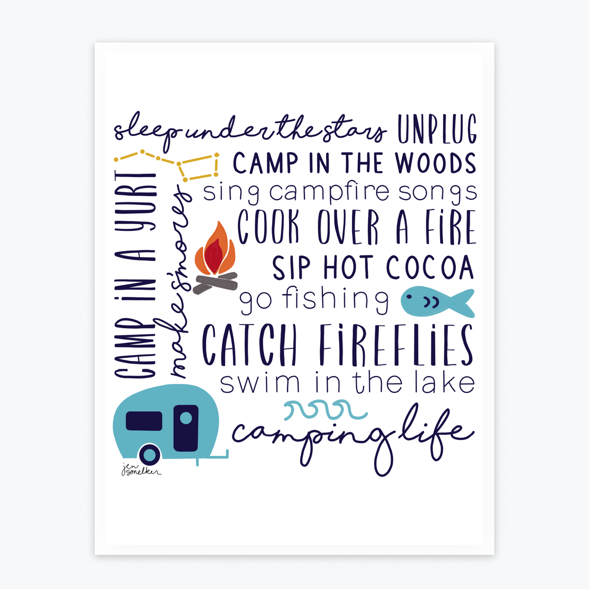 Art Print - Camping Life