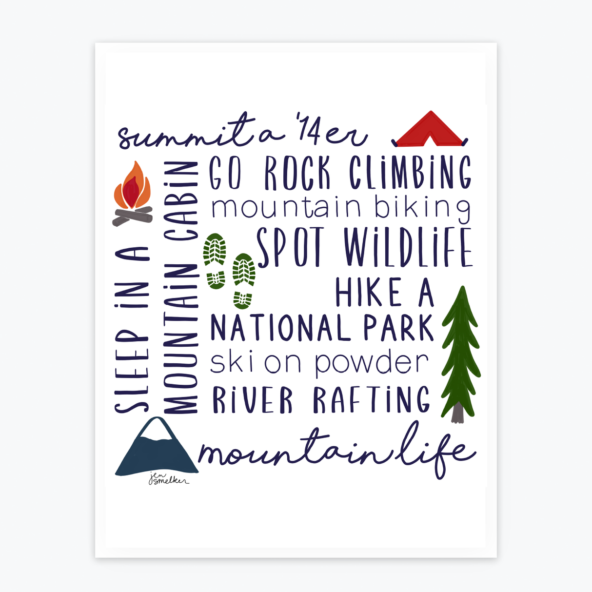 Art Print - Mountain Life