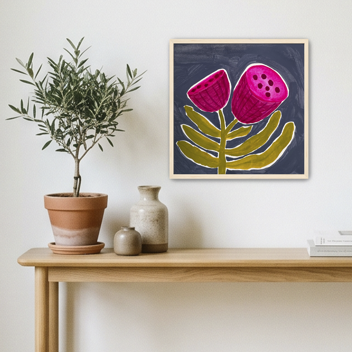 Framed Art Print - Meadow Bouquet