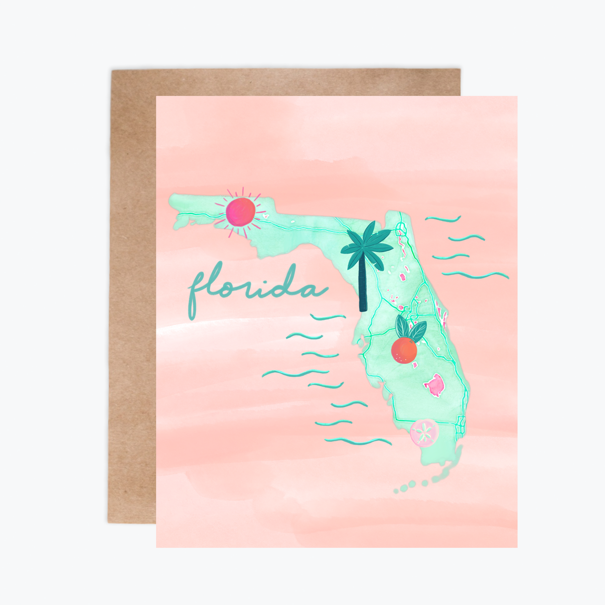 Greeting Card - Florida See America