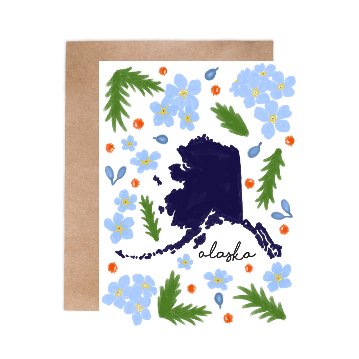 Greeting Card - Alaska Fresh State