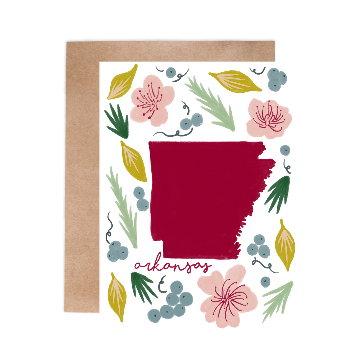 Greeting Card - Arkansas Fresh State
