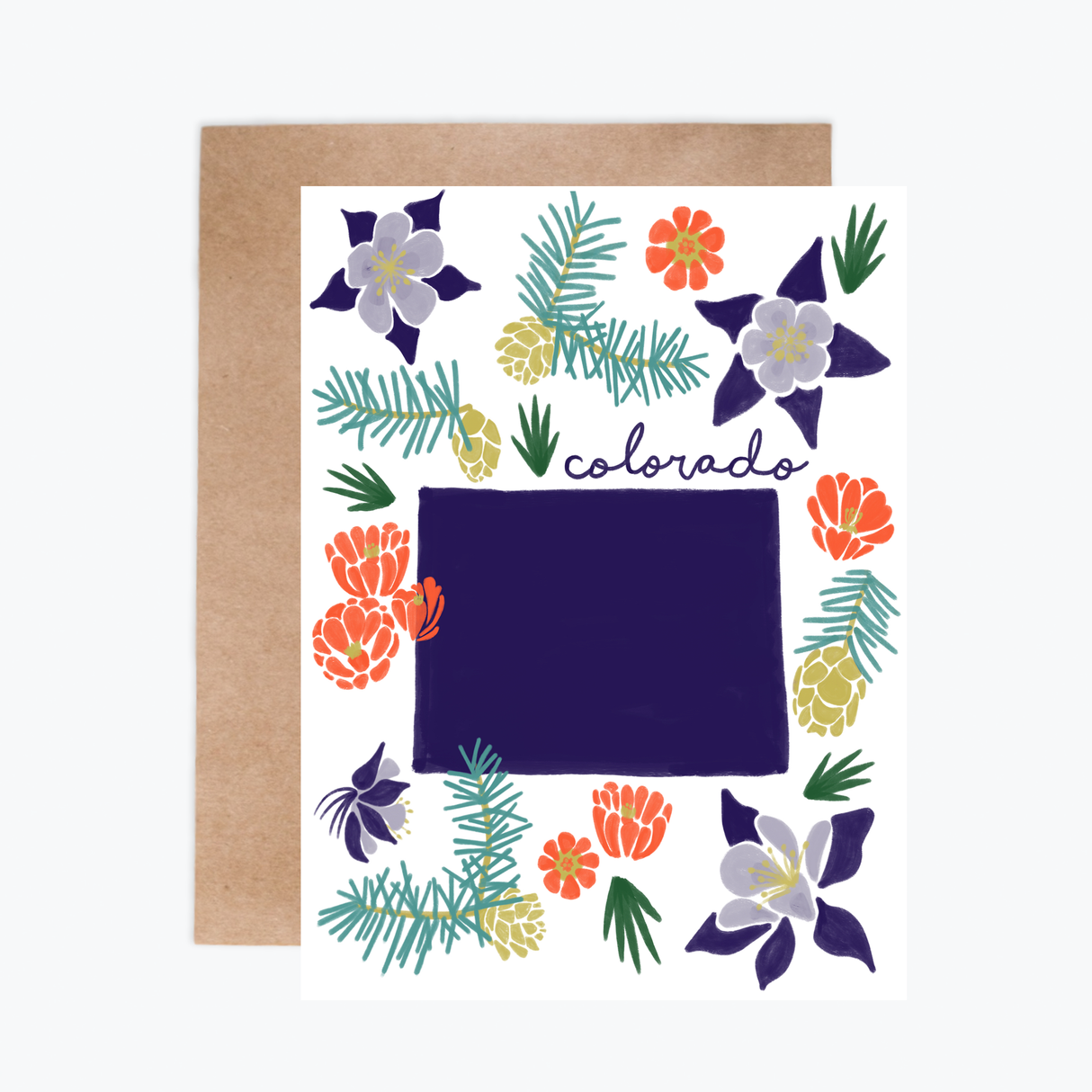 Greeting Card - Colorado Fresh State