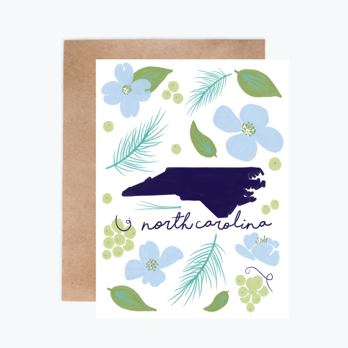 Greeting Card - North Carolina Fresh State