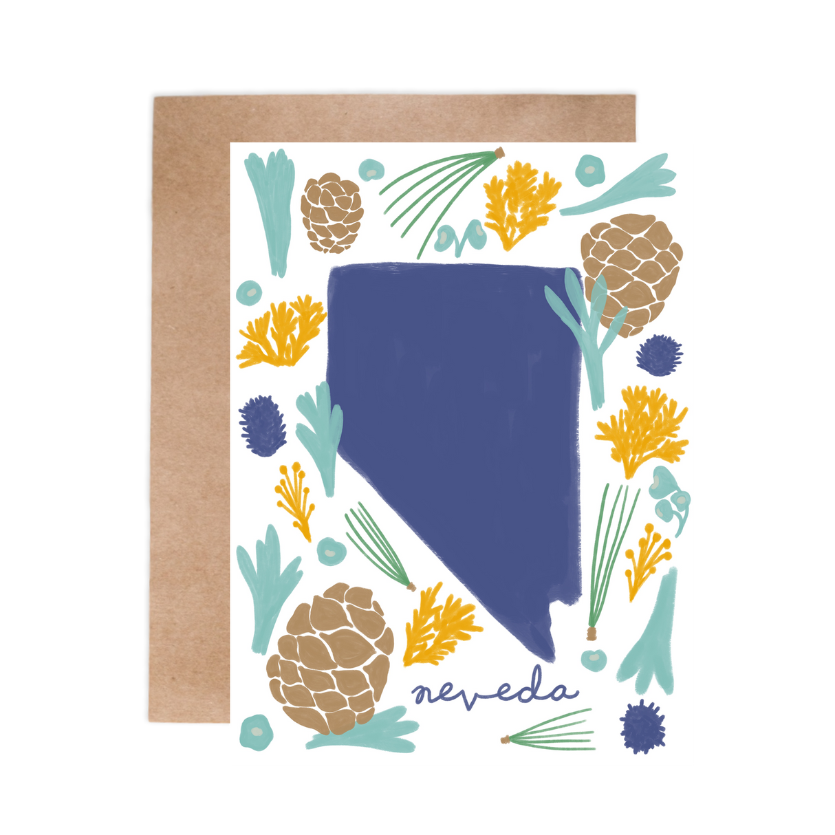 Greeting Card - Nevada Fresh State