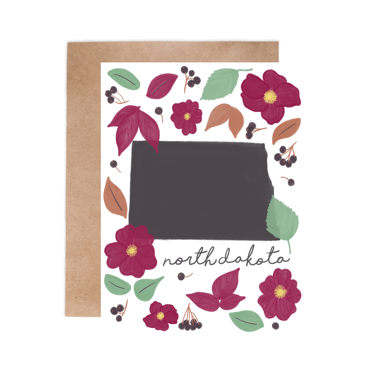 Greeting Card - North Dakota Fresh State