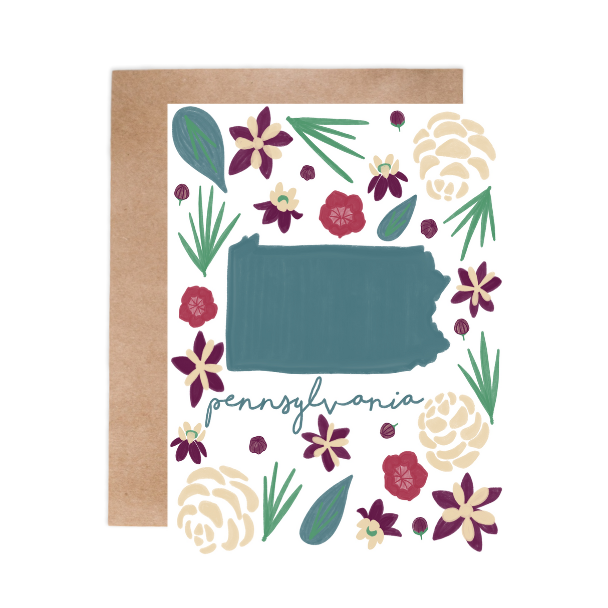 Greeting Card - Pennsylvania Fresh State